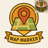 Map Marker Medal